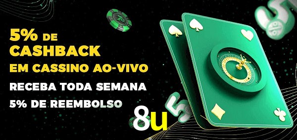 Promoções do cassino ao Vivo 8u